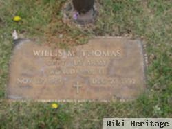 Willis M Thomas