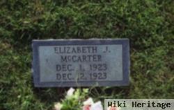 Elizabeth Jane "eliza" Mccarter