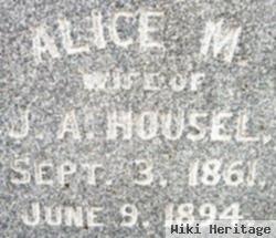 Alice M Housel