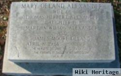 Mary Oeland Alexander