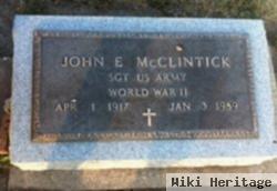 John E Mcclintick