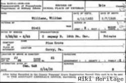 Pvt William Williams