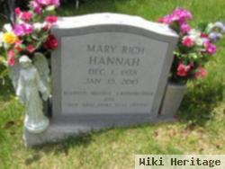 Mary Rich Hannah