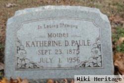 Katherine D Bobring Paule