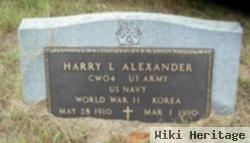 Harry L Alexander