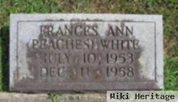 Frances Ann "peaches" White