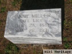 Annie Lick Rotenberger Miller