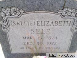 Elizabeth "sallie" Isgitt Self