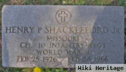 Henry P Shackleford, Jr