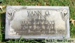 Vann Odell Wiles