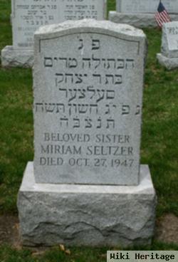 Miriam Seltzer