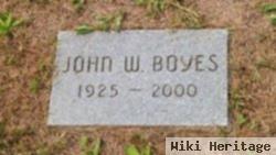 John W Boyes