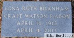 Edna Ruth Branham Rabon