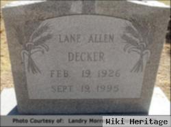 Lane Allen Decker