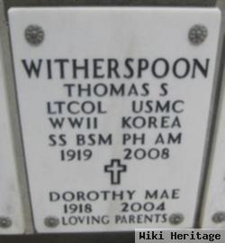 Ltc Thomas Sydenham Witherspoon, Ii