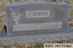 Eli C "bud" Cavins