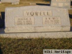 Maggie B. Underwood Vowell