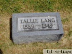 Tallie Lang