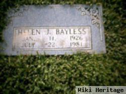 Helen J Wilkinson Bayless