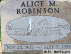 Alice M. Robinson