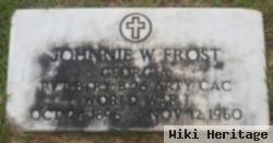 John W. "johnnie" Frost