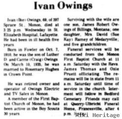 Ivan "ike" Owings