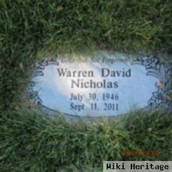 Warren David Nicholas