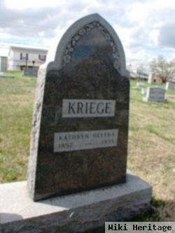 Kathryn Helena "kate" Kriege