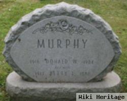 Donald W Murphy