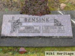 Leitha M Rensink