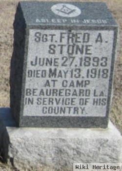 Sgt Fred A Stone