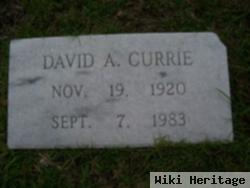 David A Currie