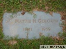 Mattie H Goforth