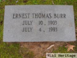 Ernest Thomas Burr