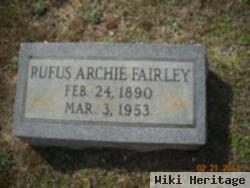 Rufus Archie Fairley
