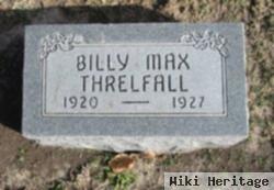 Billy Max Threlfall