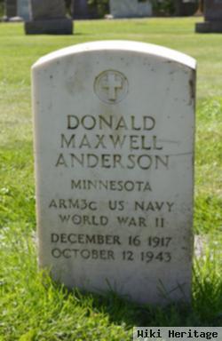 Donald Maxwell Anderson