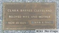 Clara Barnes Cleveland