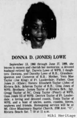 Donna Denise Jones Lowe
