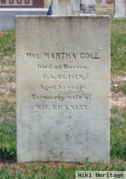 Martha Cole Bicknell