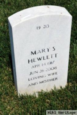 Mary S Hewlett