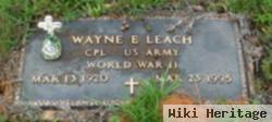 Wayne E Leach