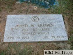 Fred W Brown