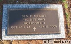 Ben H Moore