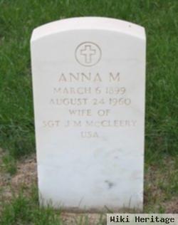 Anna M Mccleary