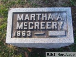 Martha A. Mccreery