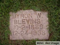 Myron W Blevins