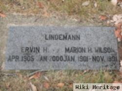 Marion Helen Wilson Lindemann