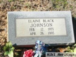 Mary Elaine "elaine" Black Johnson