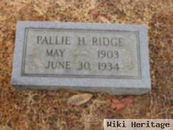 Pallie Hammonds Ridge